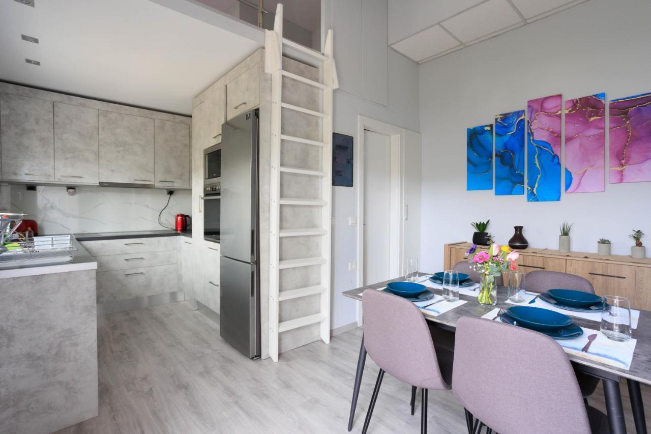 Electra Modern Apartment With Cozy Garden Iraklio Exterior foto
